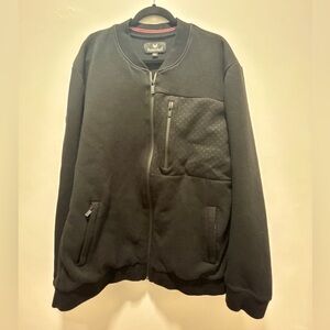 Buttercloth Men's Outerwear Long Sleeve Sweater/Jacket Black Size 3XL